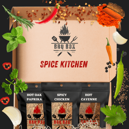 BBQ BOX UK - SPICE KITCHEN - BARBECUE SEASONINGS & MEAT RUBS GIFT BOX